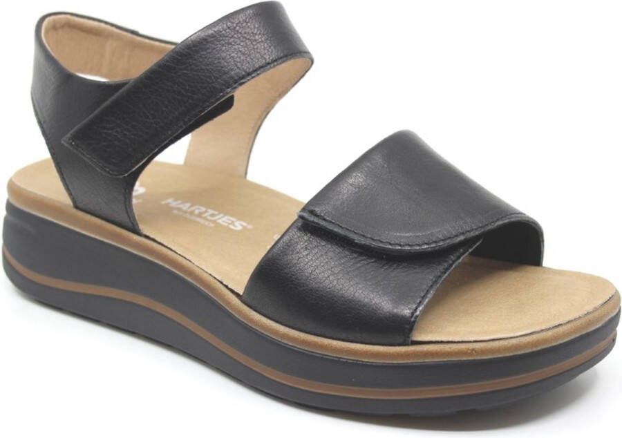 Hartjes 132.2002 10~~~~~~~~~~~~~~~~~~~ Sandalen met hakDames Sandalen Zwart