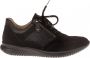 HARTJES Lage Sneakers Dames 162.1131 Maat: 42 5 Materiaal: Suède Kleur: Zwart - Thumbnail 1