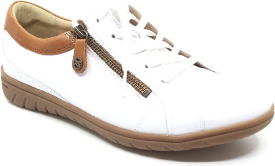 Hartjes 162.0826 99 Dames veterschoenen Wit beige