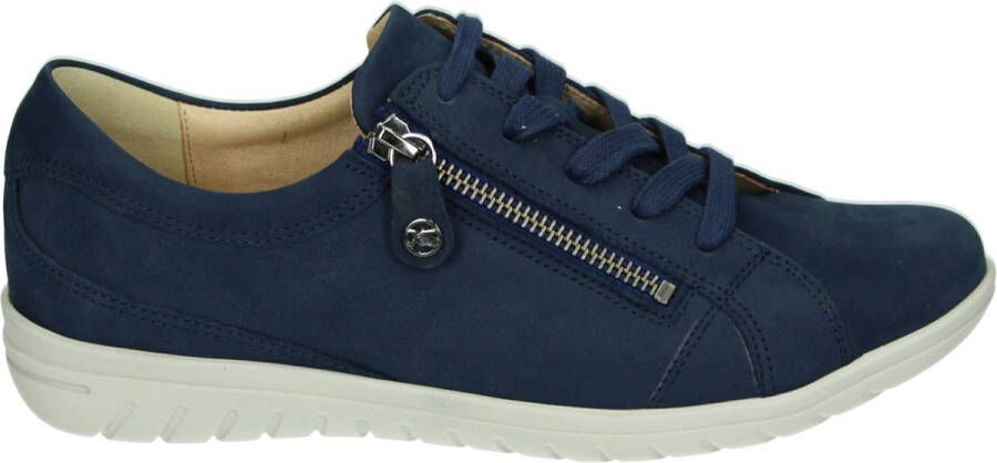 Hartjes Sneakers Dames Lage sneakers Damesschoenen Suède 162.0892 Blauw +