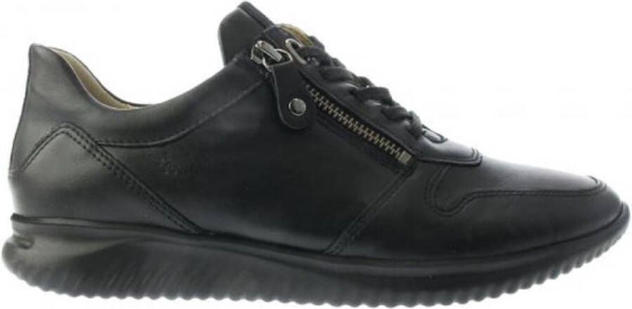 HARTJES Lage Sneakers Dames 162.1105 99 Maat: 38 5 Materiaal: Leer Kleur: Zwart