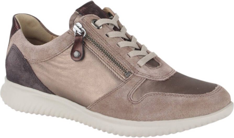 HARTJES Lage Sneakers Dames 162.1128 Breeze Maat: 42 Materiaal: Suède Kleur: Taupe
