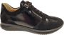 HARTJES Lage Sneakers Dames 162.1128 Maat: 38 Materiaal: Leer Kleur: Zwart - Thumbnail 1