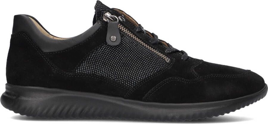 HARTJES Lage Sneakers Dames 162.1131 Maat: 39 Materiaal: Suède Kleur: Zwart