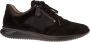 HARTJES Lage Sneakers Dames 162.1131 Maat: 42 5 Materiaal: Suède Kleur: Zwart - Thumbnail 1