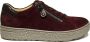 Hartjes 162.1401 34 10.10 Bordeaux kleurige dames sneakers met rits - Thumbnail 1