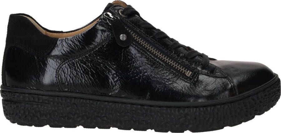 HARTJES Lage Sneakers Dames 162.1401 Lak Maat: 41 5 Materiaal: Leer Kleur: Zwart