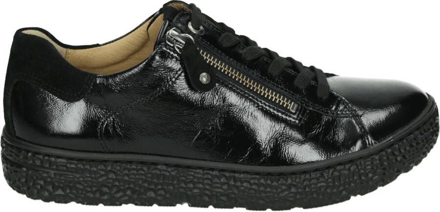 HARTJES Lage Sneakers Dames 162.1401 Lak Maat: 37 5 Materiaal: Leer Kleur: Zwart