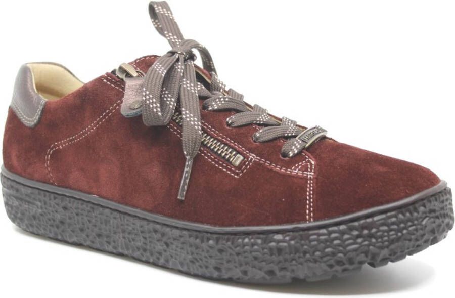 Hartjes 162.1401 99 60.77 Roodbruine dames sneakers wijdte H