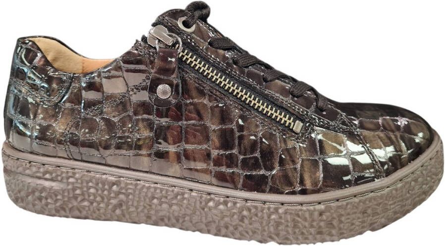 HARTJES Lage Sneakers Dames 162.1402 Phil Maat: 41 Materiaal: Lakleer Kleur: Grijs