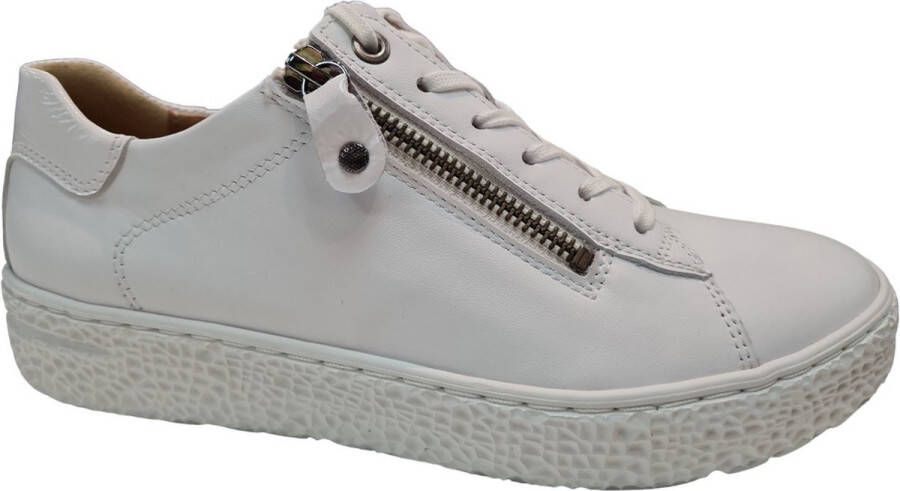 HARTJES Lage Sneakers Dames 162.1409 Maat: 42 Materiaal: Leer Kleur: Wit