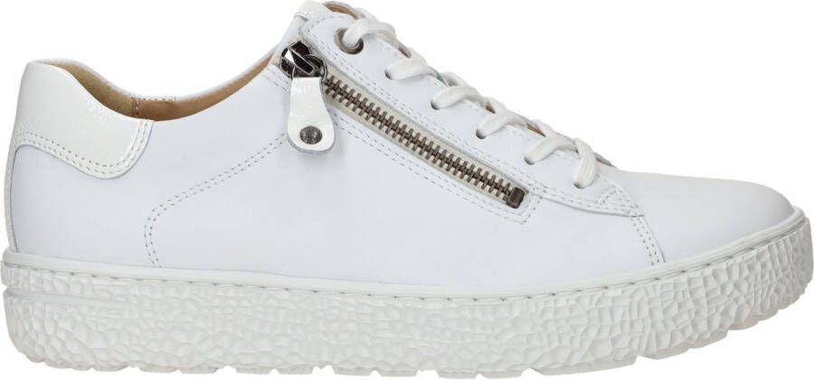 HARTJES Lage Sneakers Dames 162.1409 Maat: 42 5 Materiaal: Leer Kleur: Wit