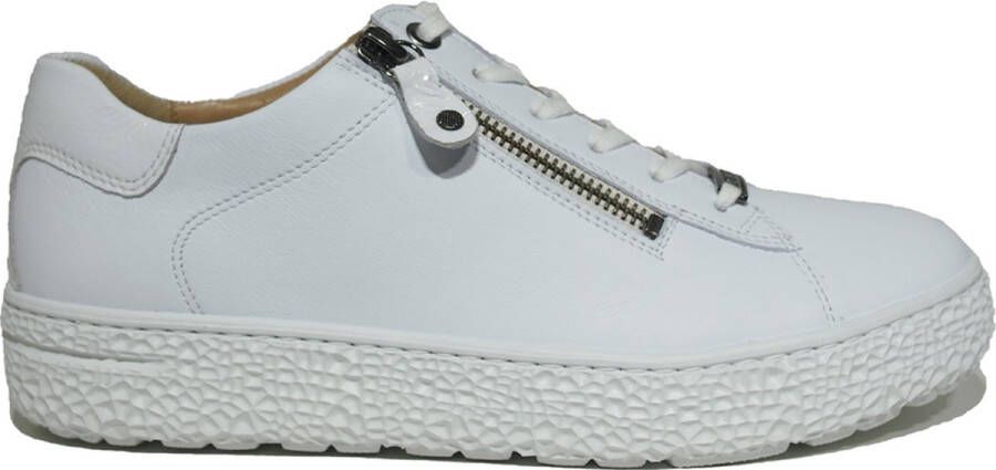 HARTJES Lage Sneakers Dames 162.1409 Maat: 38 5 Materiaal: Leer Kleur: Wit