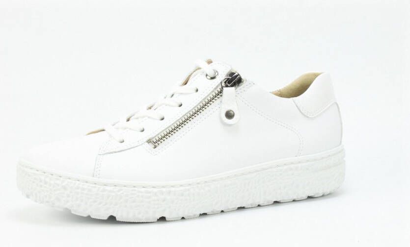 HARTJES Lage Sneakers Dames 162.1409 Maat: 42 Materiaal: Leer Kleur: Wit