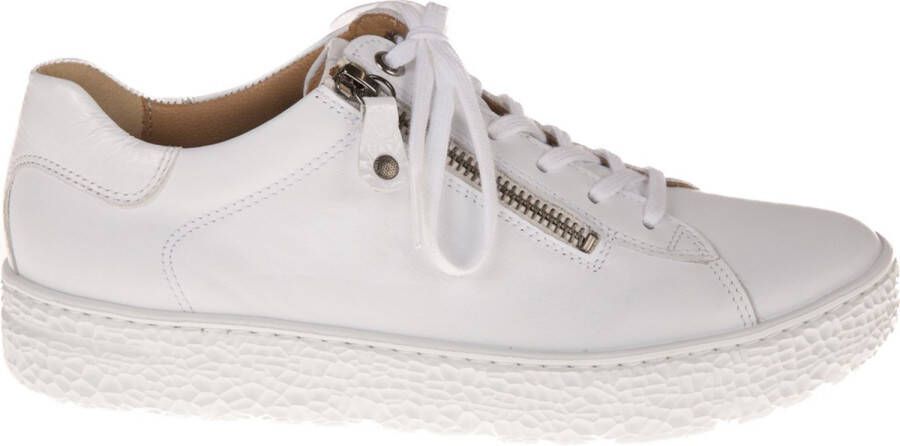 Hartjes 162.1409 99 02.02 witte sneaker met rits en uitneembaar voetbed