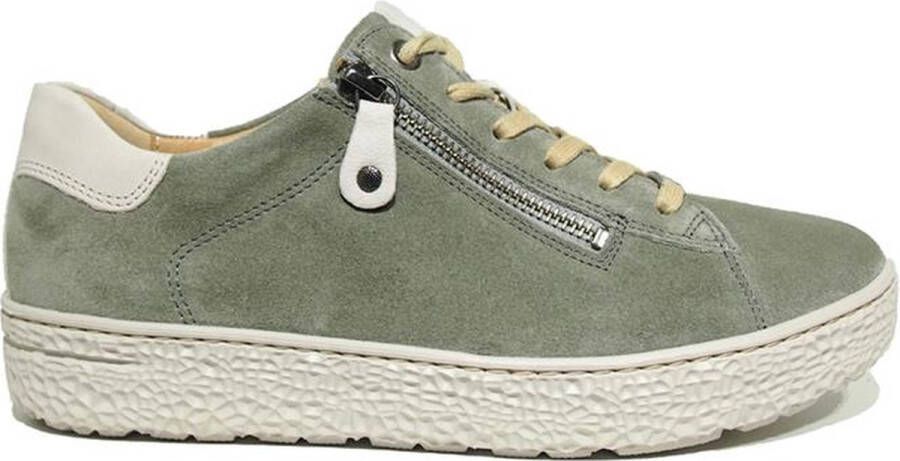 HARTJES Lage Sneakers Dames Phil Maat: 40 Materiaal: Suède Kleur: Groen