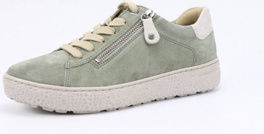 HARTJES Lage Sneakers Dames Phil Maat: 41 Materiaal: Suède Kleur: Groen