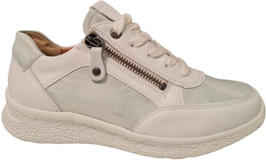 HARTJES Lage Sneakers Dames Rap Maat: 42 Materiaal: Leer Kleur: Wit