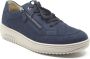 Hartjes 162.1703 20 65.00 Blauwe brede dames sneakers met rits - Thumbnail 1