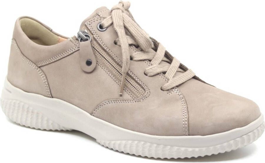 Hartjes 162.1801 20 26.00 Beige veterschoenen wijdte G