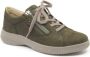 Hartjes 162.1801 29 91.00 Olijf kleurige dames veterschoenen met rits - Thumbnail 2