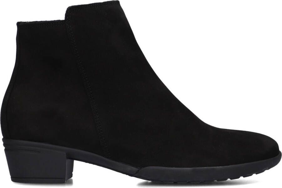 HARTJES Enkellaarsjes Dames 172.0197 Maat: 41 Materiaal: Nubuck Kleur: Zwart