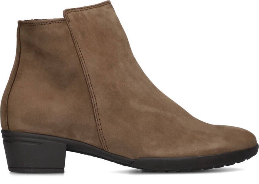 HARTJES Enkellaarsjes Dames 172.0197 Maat: 38 Materiaal: Nubuck Kleur: Cognac