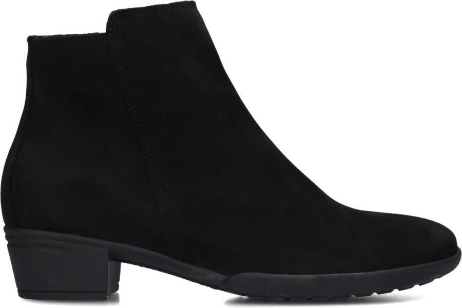 HARTJES Enkellaarsjes Dames 172.0197 Maat: 42 Materiaal: Nubuck Kleur: Zwart