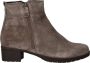 HARTJES Enkelboots Dames H Rits Booty Maat: 40 Materiaal: Suède Kleur: Taupe - Thumbnail 1