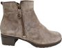 HARTJES Enkelboots Dames H Rits Booty Maat: 43 Materiaal: Suède Kleur: Taupe - Thumbnail 1