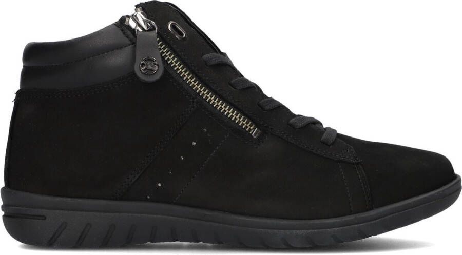 HARTJES Hoge Sneakers Dames 172.0836 Maat: 37 Materiaal: Nubuck Kleur: Zwart