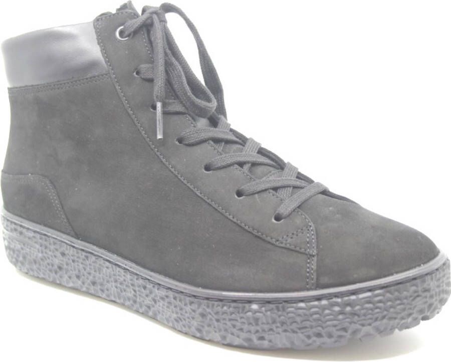 HARTJES Hoge Sneakers Dames Nub Mid Sneaker Maat: 37 5 Materiaal: Suède Kleur: Zwart