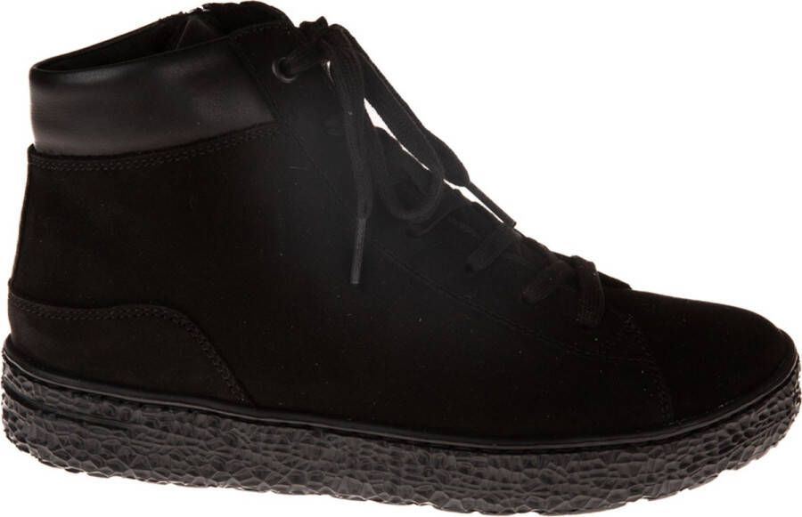 HARTJES Hoge Sneakers Dames Nub Mid Sneaker Maat: 43 Materiaal: Suède Kleur: Zwart