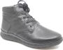 Hartjes 172.1606 99 01.00 Mooie zwarte brede dames leren veterboot met rits - Thumbnail 1
