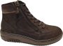 Hartjes 172.1708 21~~~~~~~~~~~~~~~~~~~ Hoge sneakersVeterlaarzenDames veterschoenenDames sneakersHalf-hoge schoenen Zwart - Thumbnail 1