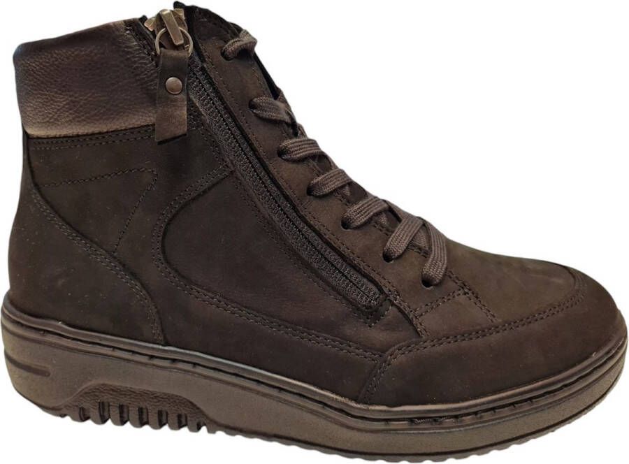 Hartjes 172.1708 21~~~~~~~~~~~~~~~~~~~ Hoge sneakersVeterlaarzenDames veterschoenenDames sneakersHalf-hoge schoenen Zwart