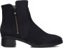 HARTJES Enkellaarsjes Dames 172.1902 Maat: 42 5 Materiaal: Nubuck Kleur: Blauw - Thumbnail 1