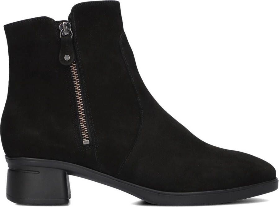 HARTJES Enkellaarsjes Dames 172.1902 Maat: 38 5 Materiaal: Nubuck Kleur: Zwart