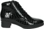 Hartjes 172.1903 60~~~~~~~~~~~~~~~~~~~ Hoge sneakersVeterlaarzenDames veterschoenenDames sneakersHalf-hoge schoenen Zwart - Thumbnail 1