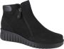 HARTJES Enkelboots Dames Nub Rits H Booty Maat: 37 Materiaal: Suède Kleur: Zwart - Thumbnail 1