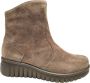 HARTJES Enkelboots Dames Sue H Booty Maat: 37 Materiaal: Suède Kleur: Taupe - Thumbnail 1