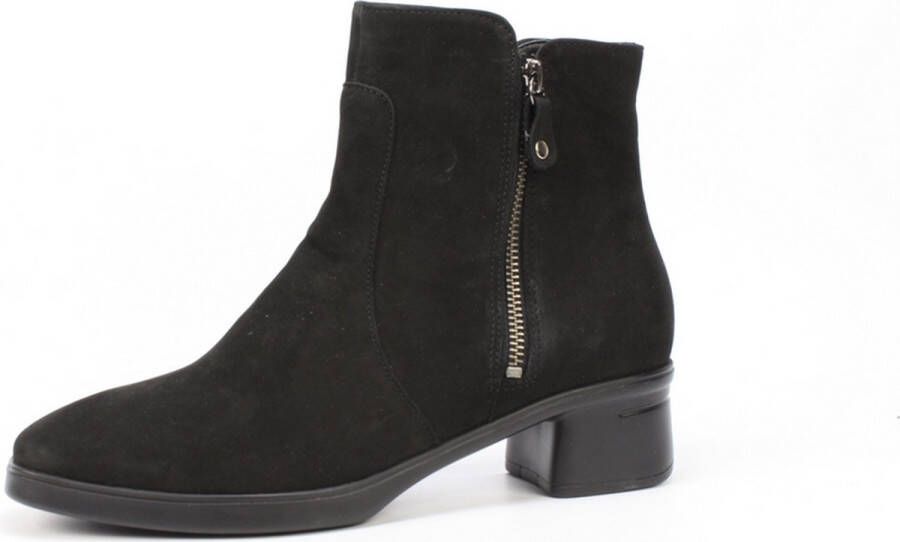 HARTJES Enkellaarsjes Dames 172.1902 Maat: 37 Materiaal: Nubuck Kleur: Zwart