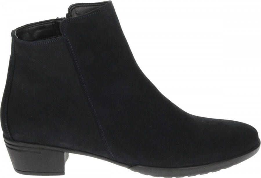 Hartjes 19772 enkellaarsje met rits blauw nubuck