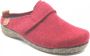 Hartjes 522.0875 99 81.00 Rode pantoffel van scheerwol met klittenband en uitneembaar wollen voetbed - Thumbnail 1