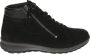 Hartjes 53972~~~~~~~~~~~~~~~~~~~~~~~~~ Hoge sneakersVeterlaarzenDames veterschoenenDames sneakersHalf-hoge schoenen Zwart - Thumbnail 1