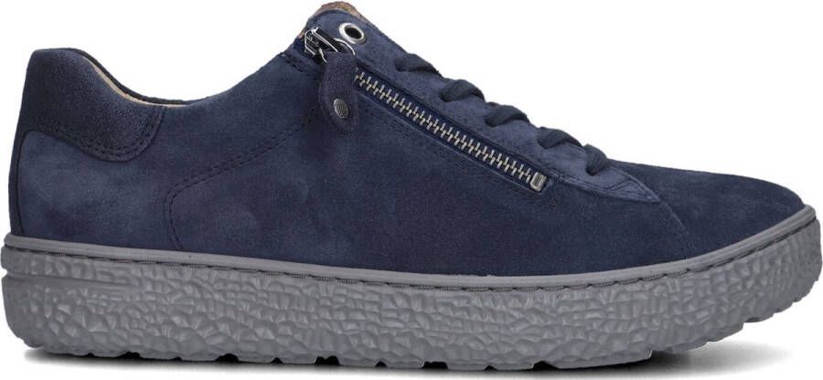 HARTJES Sneakers Dames Combi Met Hiel Suede H Ls Sneaker Maat: 42 5 Materiaal: Suède Kleur: Blauw