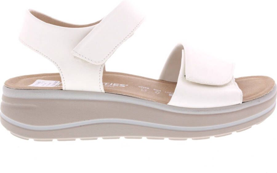 Hartjes Stijlvolle sandalen voor zomerse dagen White Dames