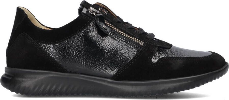 HARTJES Lage Sneakers Dames 162.1128 Maat: 36 Materiaal: Leer Kleur: Zwart