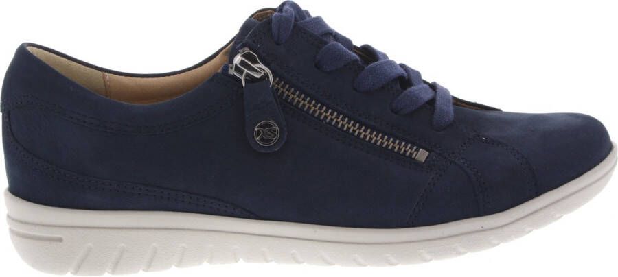 HARTJES Lage Sneakers Dames 162.0892 Maat: 37 Materiaal: Suède Kleur: Blauw