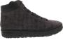 Hartjes 172.1419 99 14.01 Anthraciet veterboots met croco print wijdte H - Thumbnail 1